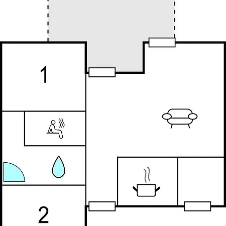 Two-bedroom Holiday In *